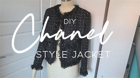 diy chanel style jacket|Chanel look alike jackets.